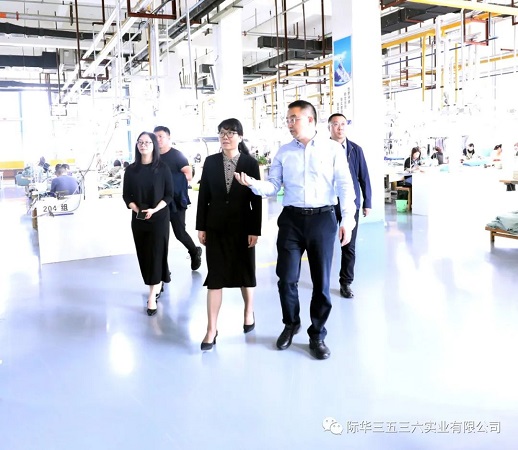 中国纺织研究会副会长姜国华到公司调研考察“中国纺织大工匠”推荐人选情况