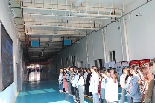 绵阳职业技术学院师生到公司参观学习